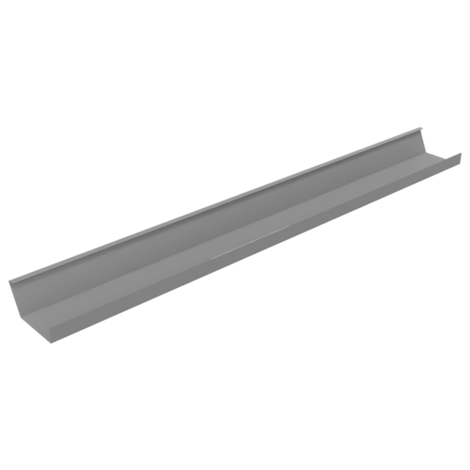 Kabelwanne, 135cm, Stahl, silber
