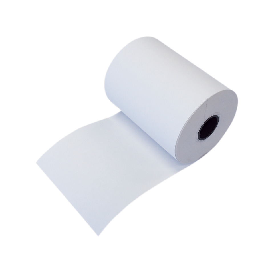 Thermorolle, 80-80-12 mm, 80 m, 48 g/m², 5 Stück, weiß