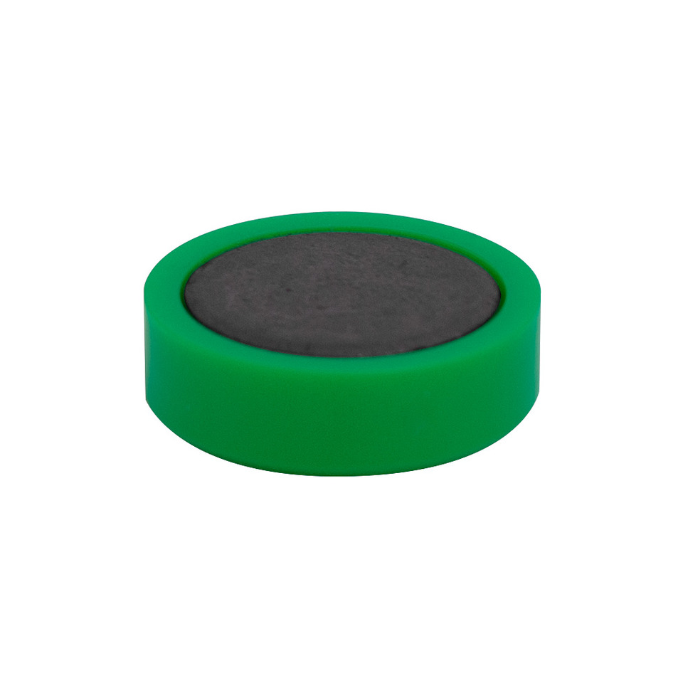 Magnet 10ST Ø25mm grün