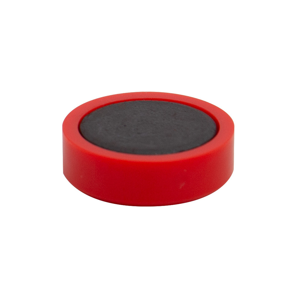 Magnet 10ST Ø25mm rot
