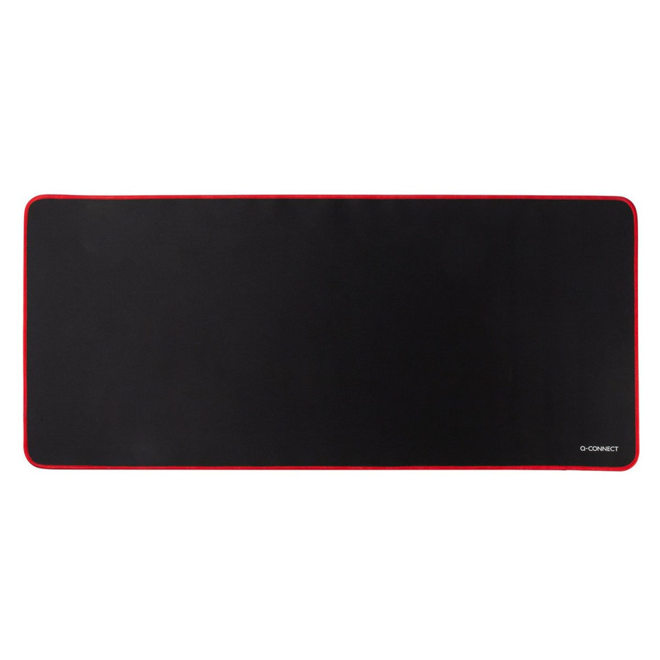 Mausmatte schwarz/rot 90x40cm
