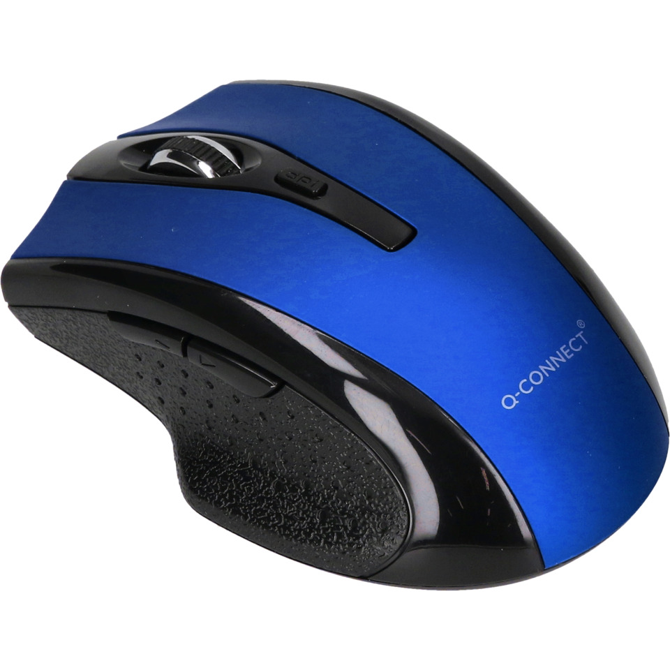 Maus Funk optisch kabellos schwarz/blau