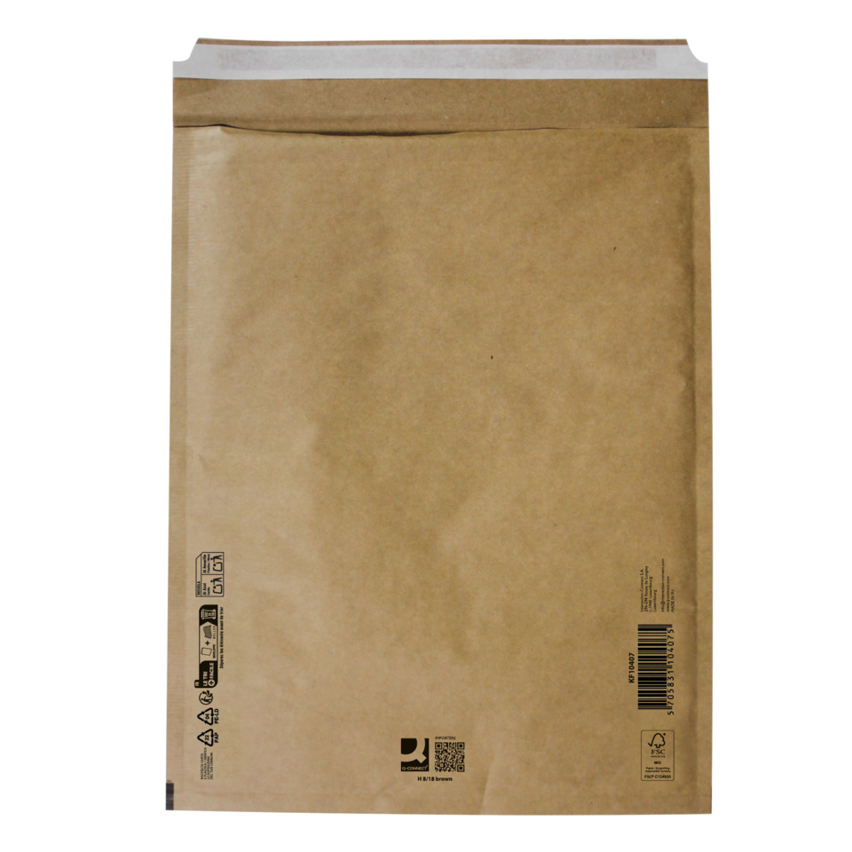 Luftpolstertasche H 8/18 braun