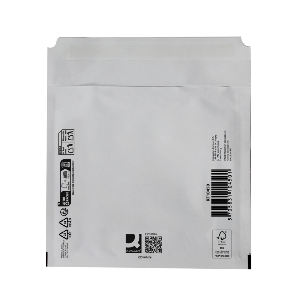 Luftpolstertasche CD/DVD weiß
