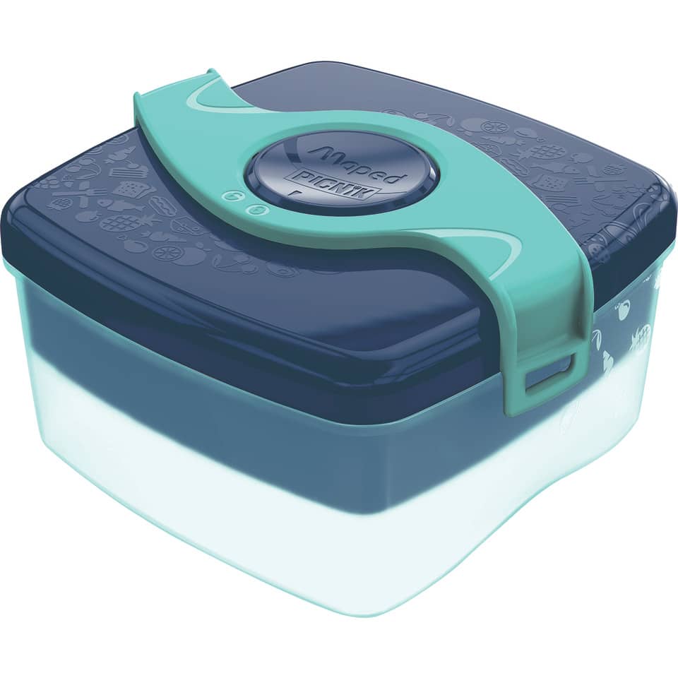 Brotbox Kids ORIGINS - blau, 153 x 87 x 170 mm