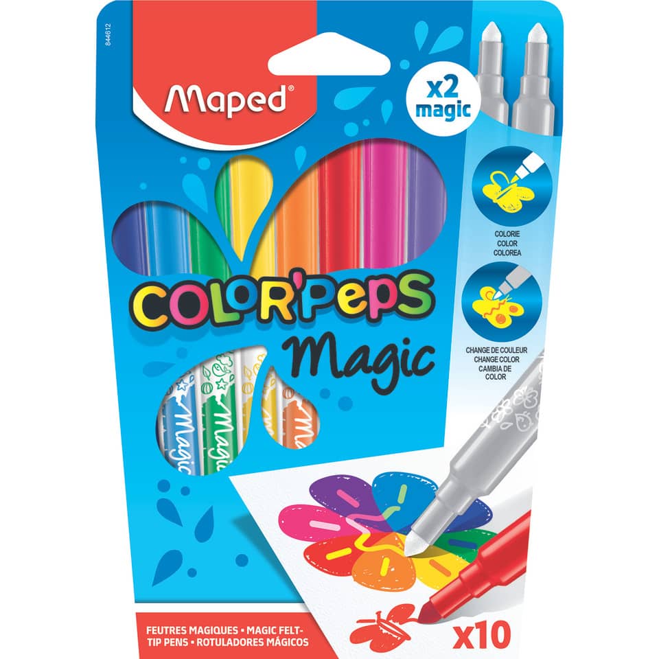 Faserschreiber Color'Peps Magic - 10er Kartonetui