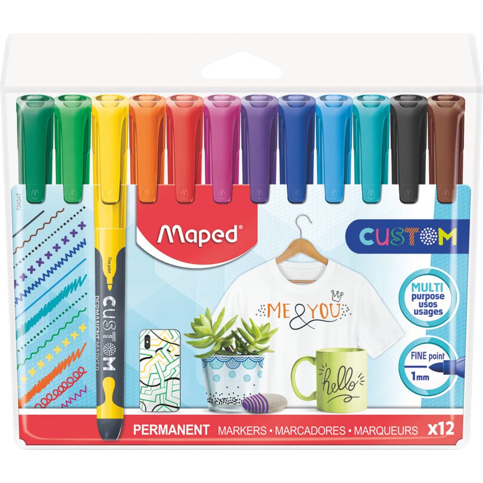 Kreativmarker 12 Stück Custom sortiert