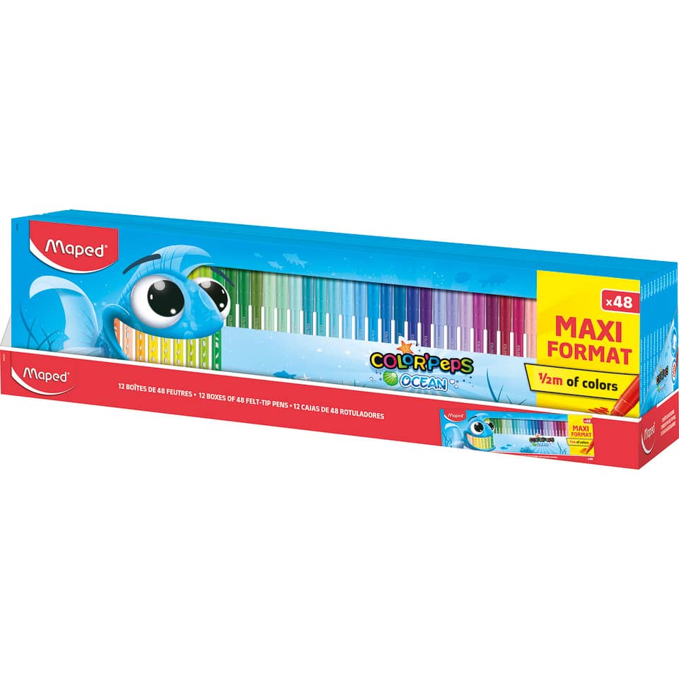 Faserschreiber Color'Peps Ocean - 48er Kartonetui