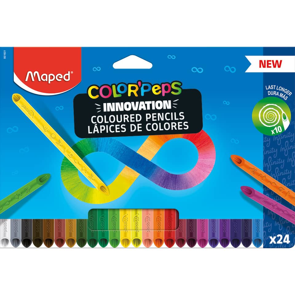 Farbstiftetui Color'Peps Infinity - 24er Kartonetui