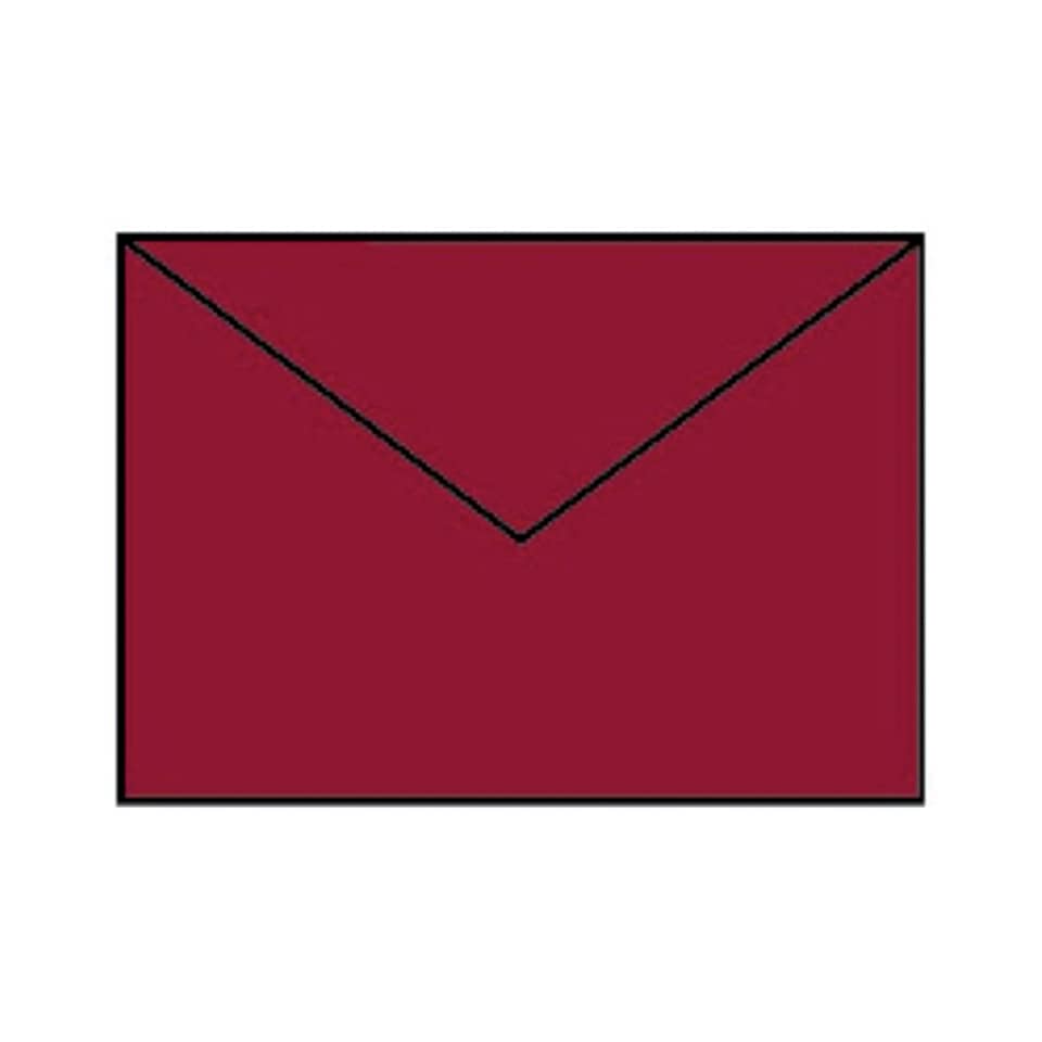 Coloretti Briefumschläge - C6, 5 Stück, rosso