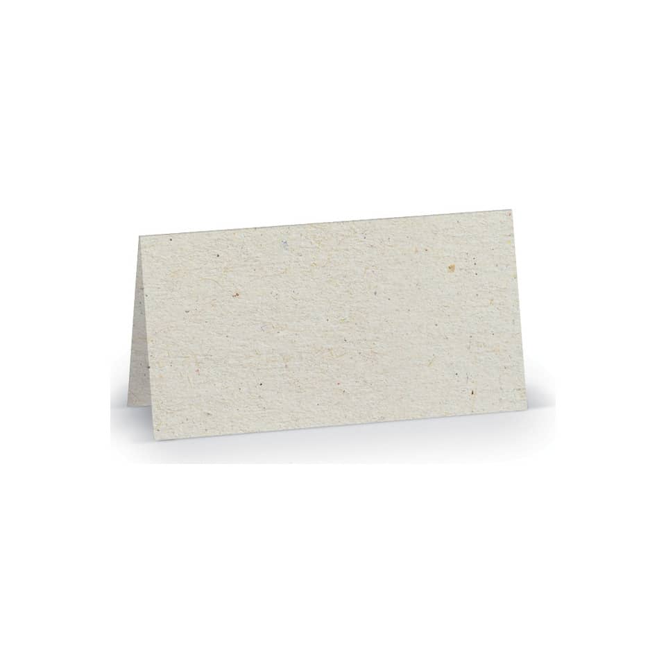 Tischkarte Paperado - 10 x 10 cm, 240 g/qm, terra vanilla