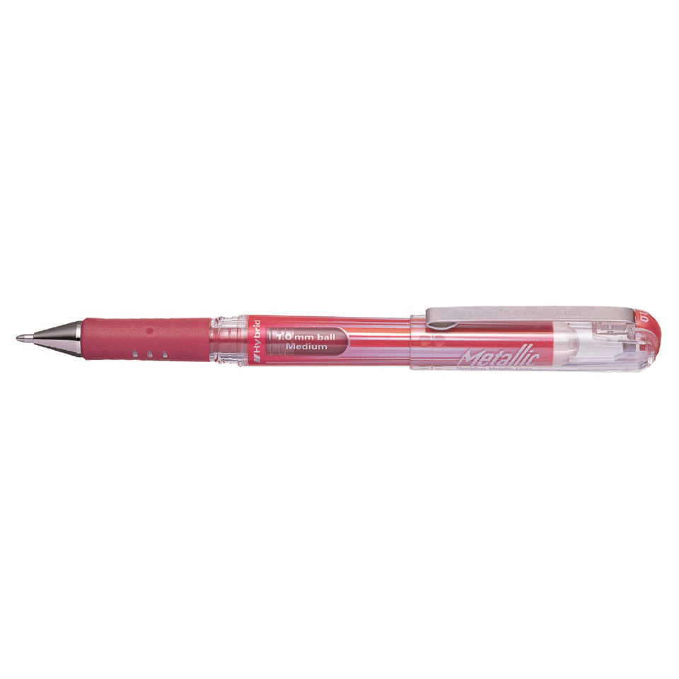 Gel-Tintenroller Hybrid METALLIC GIANTS - 0,5 mm, metallic-rot