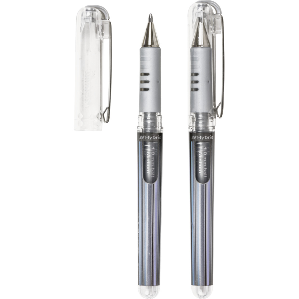Gel-Tintenroller Hybrid METALLIC GIANTS - 0,5 mm, metallic-silber
