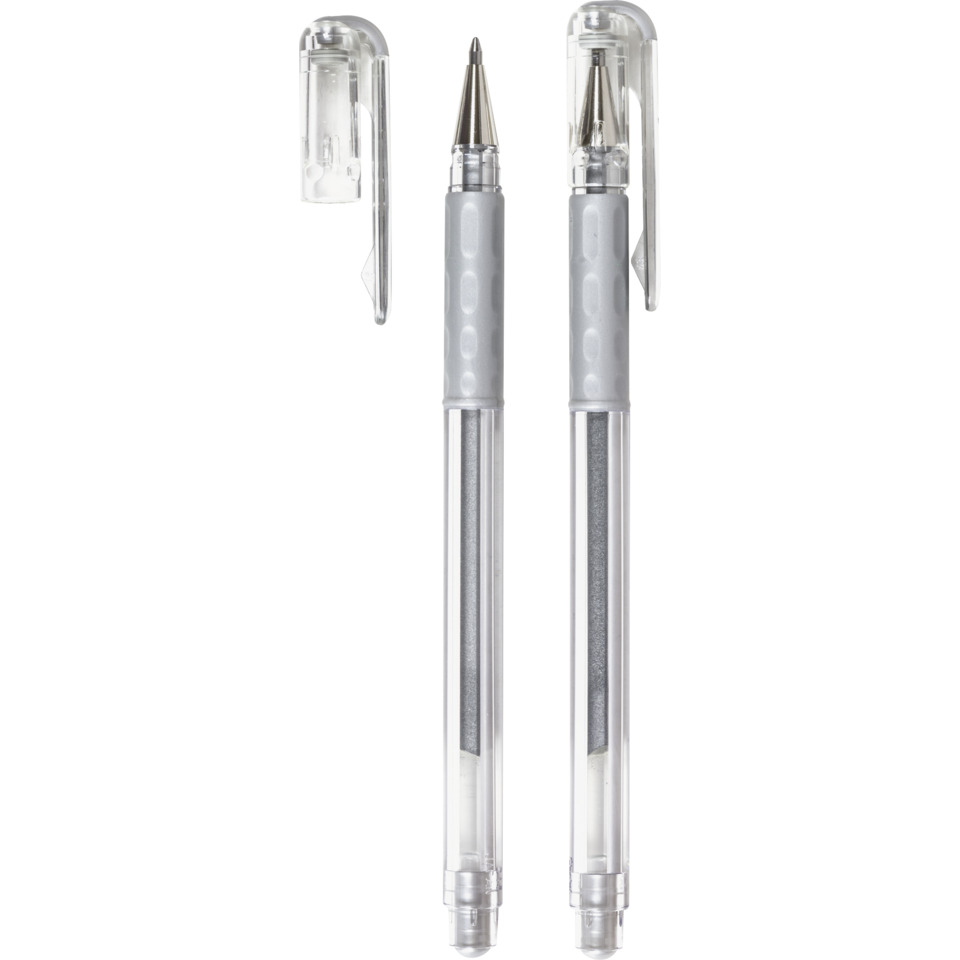 Gel-Tintenroller Hybrid - 0,4 mm, silber