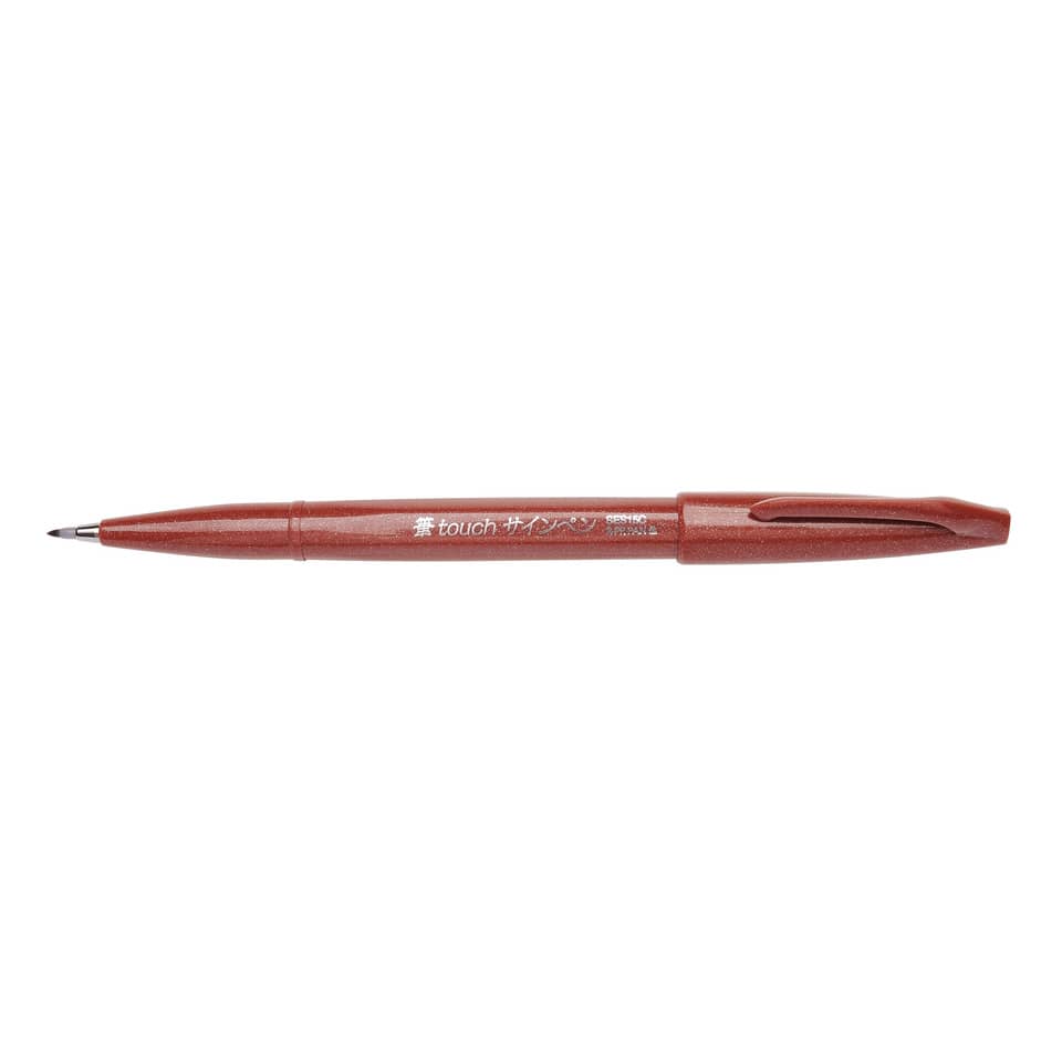 Kalligrafiestift Sign Pen Brush - Pinselspitze, braun