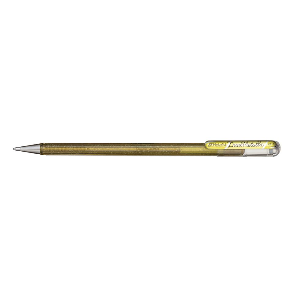 Gelschreiber Hybrid Dual Glitter - 0,5 mm, gold