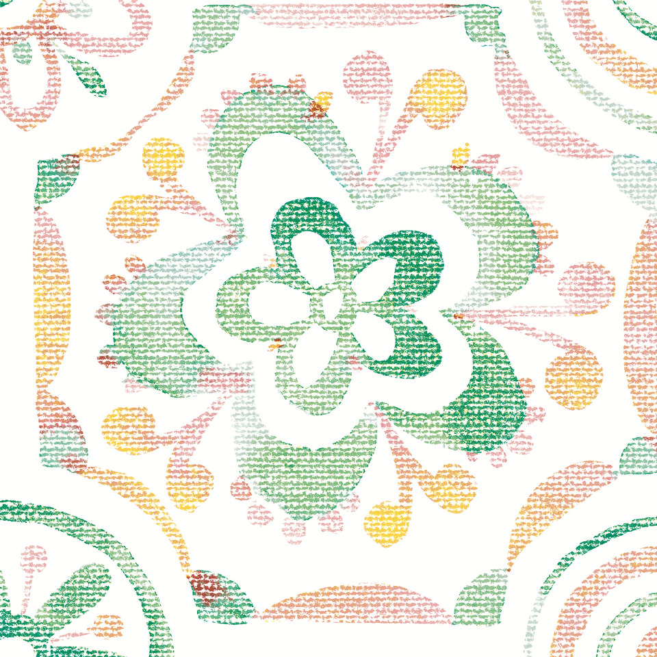 Motivserviette, Fliese, 25 x 25 cm, 3-lagig, 20 Stück