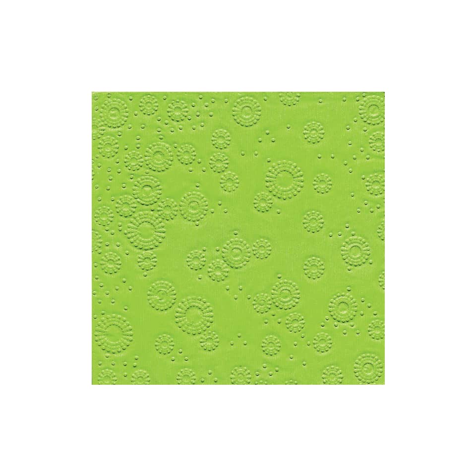 Zelltuch-Serviette, 33 x 33 cm, 3-lagig, 16 Stück, kiwi