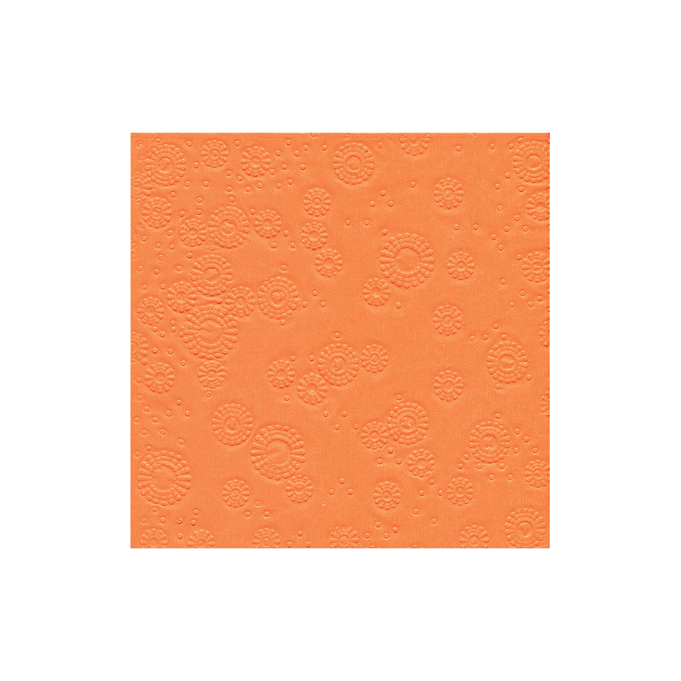 Zelltuch-Serviette, 33 x 33cm, 3-lagig, 16 Stück, orange