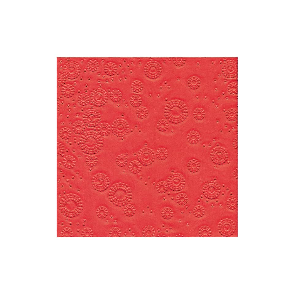 Zelltuch-Serviette, 33 x 33cm, 3-lagig, 16 Stück, rot