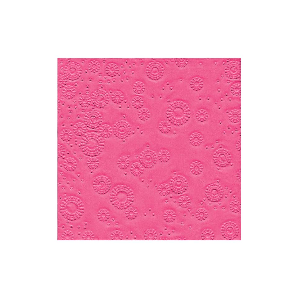 Zelltuch-Serviette, 33 x 33cm, 3-lagig, 16 Stück, pink