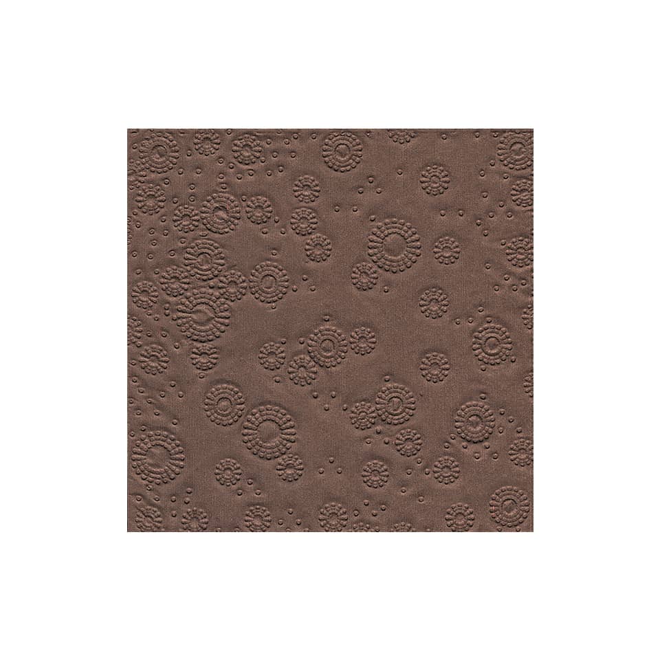 Zelltuch-Serviette, 33 x 33cm, 3-lagig, 16 Stück, braun