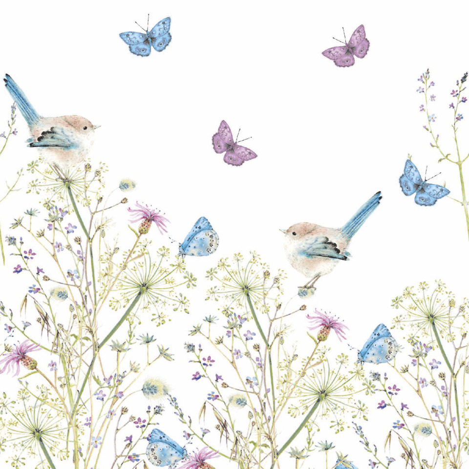 Motivserviette, Süßer Frühling, 33 x 33 cm, 3-lagig, 20 Stück