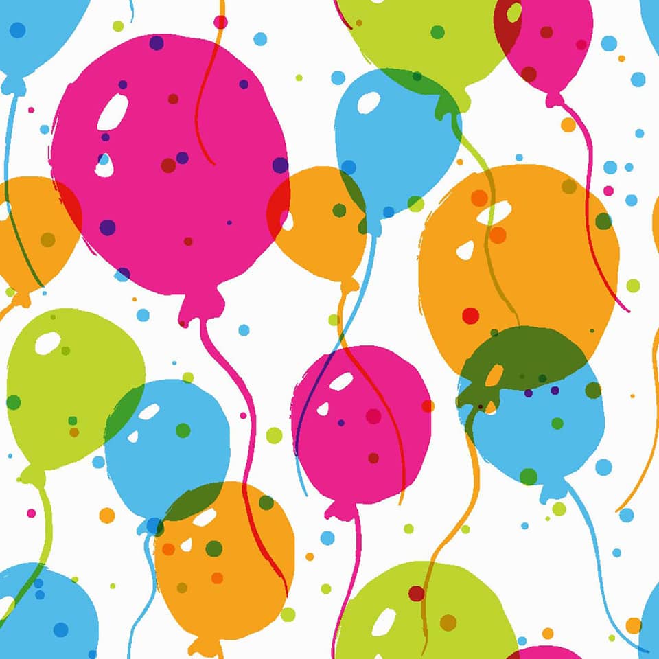 Motivserviette, Luftballons, 33 x 33 cm, 3-lagig, 20 Stück
