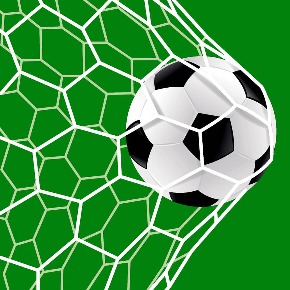 Motivserviette, Fußballtor, 33 x 33 cm, 3-lagig, 20 Stück