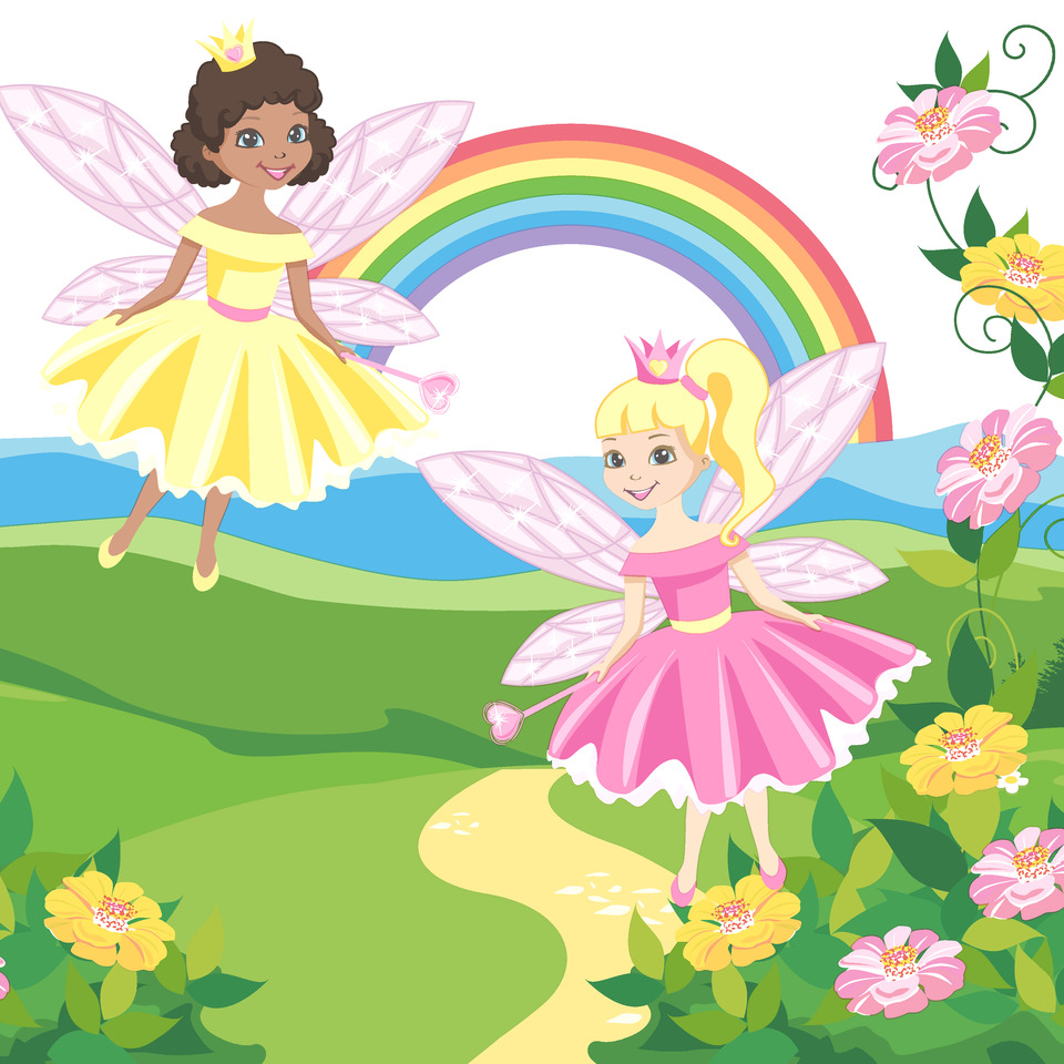 Motivserviette, Prinzessin Fee, 33 x 33 cm, 3-lagig, 20 Stück