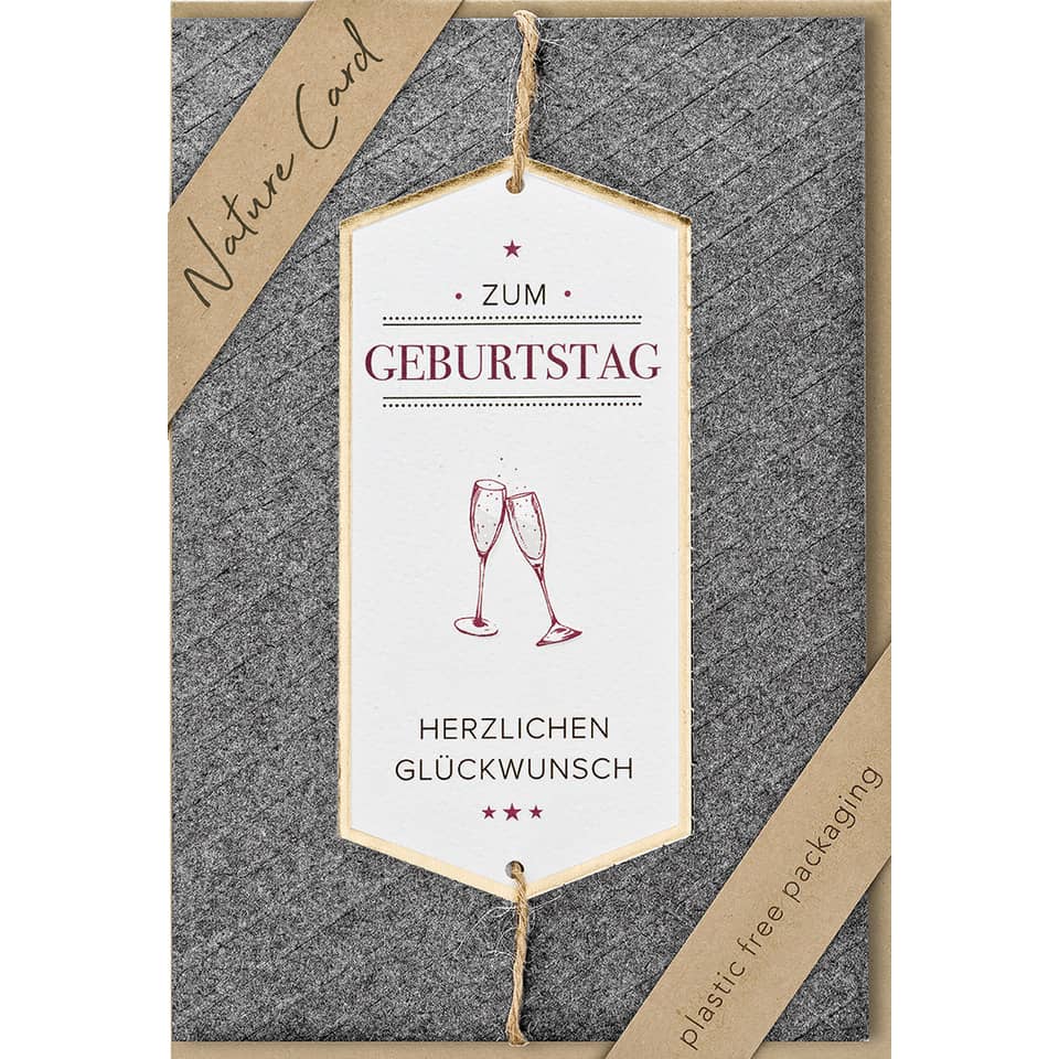 Geburtstagskarte Nature Card - inkl. Umschlag