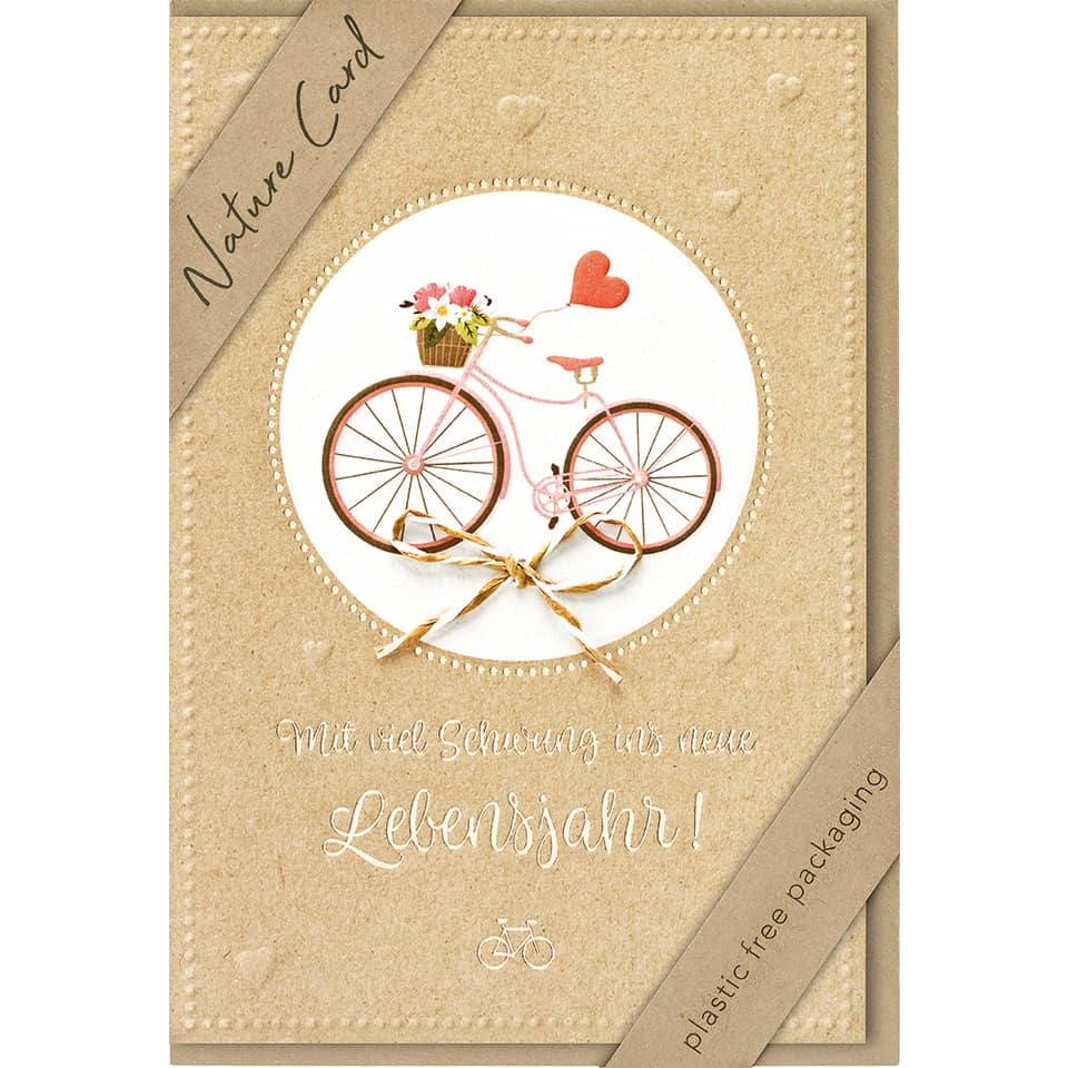 Geburtstagskarte Nature Card - inkl. Umschlag