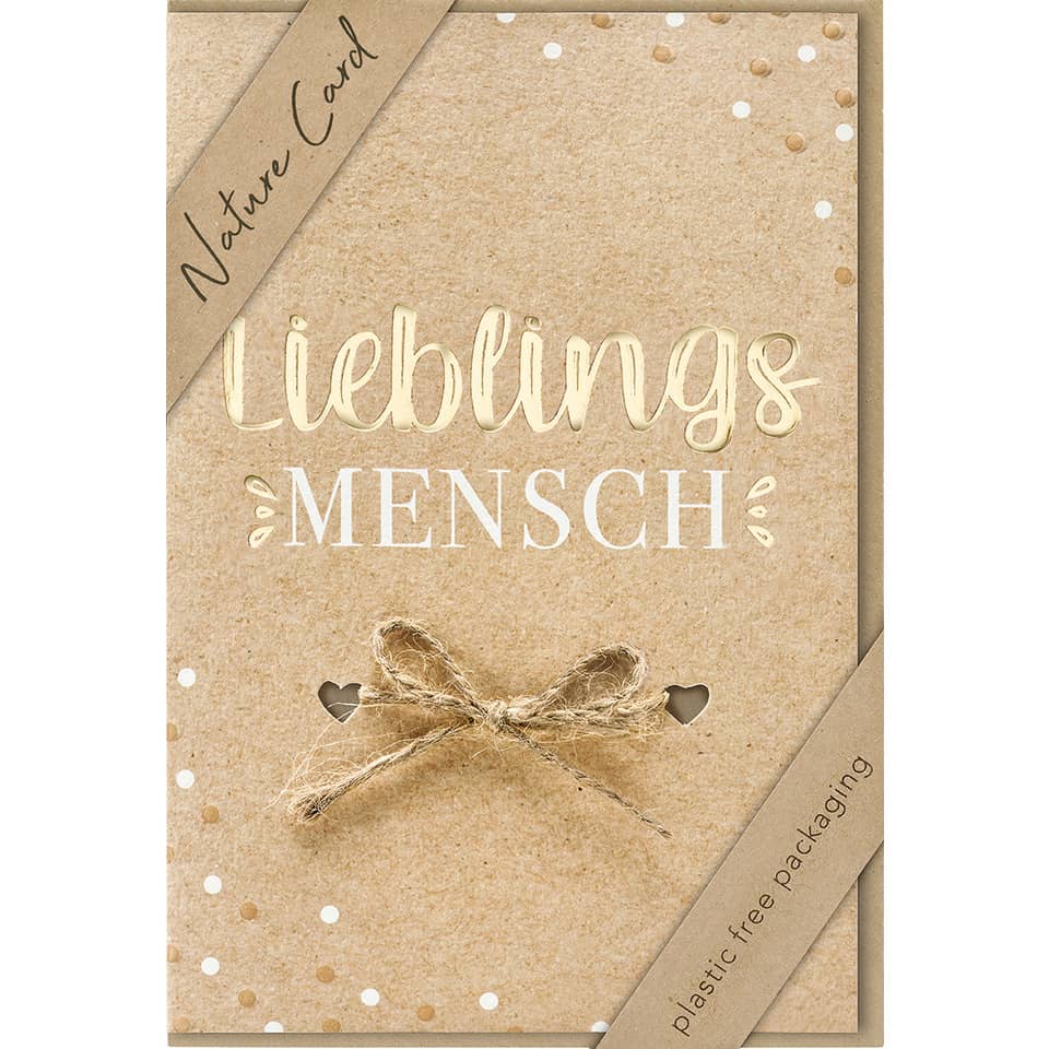 Allgemeine Glückwunschkarte - Nature Card, inkl. Umschlag