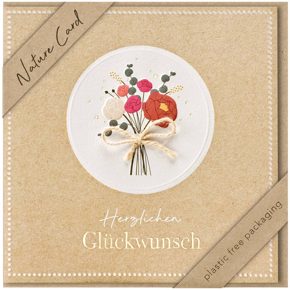 Allgemeine Glückwunschkarte - Nature Card, inkl. Umschlag