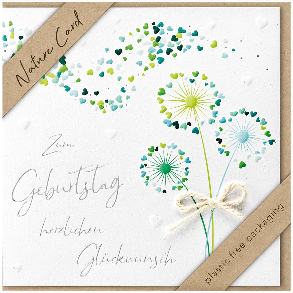 Geburtstagskarte Nature Card - inkl. Umschlag