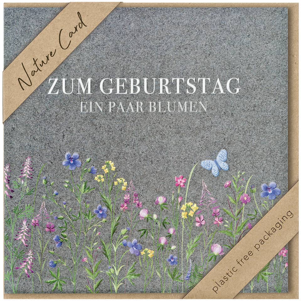 Geburtstagskarte Nature Card - inkl. Umschlag