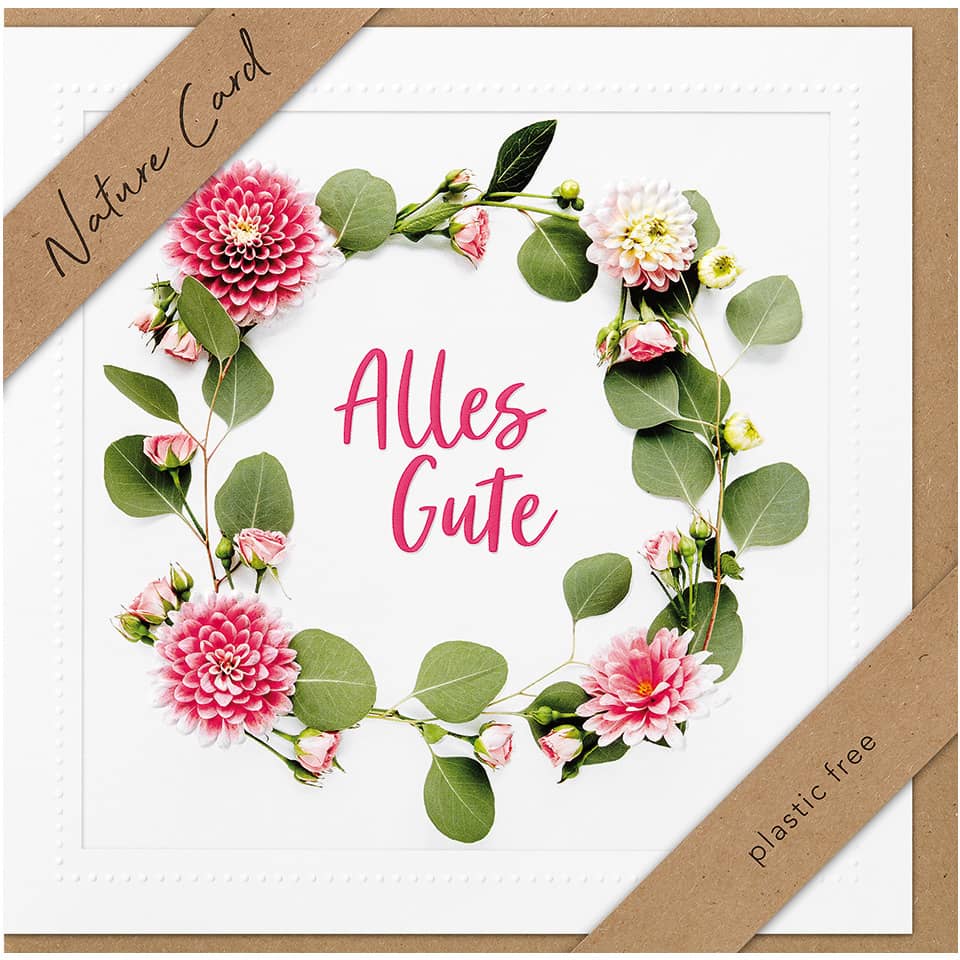 Allgemeine Glückwunschkarte - Nature Card, inkl. Umschlag