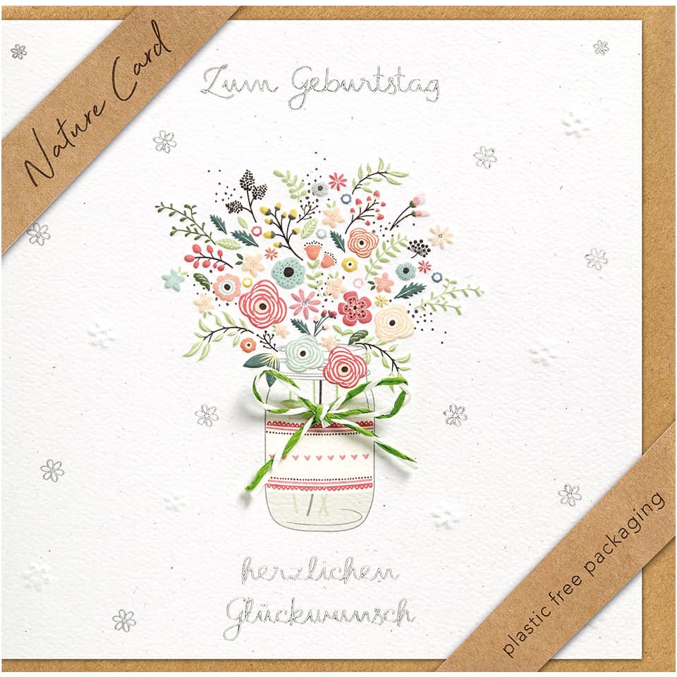 Geburtstagskarte Nature Card - inkl. Umschlag