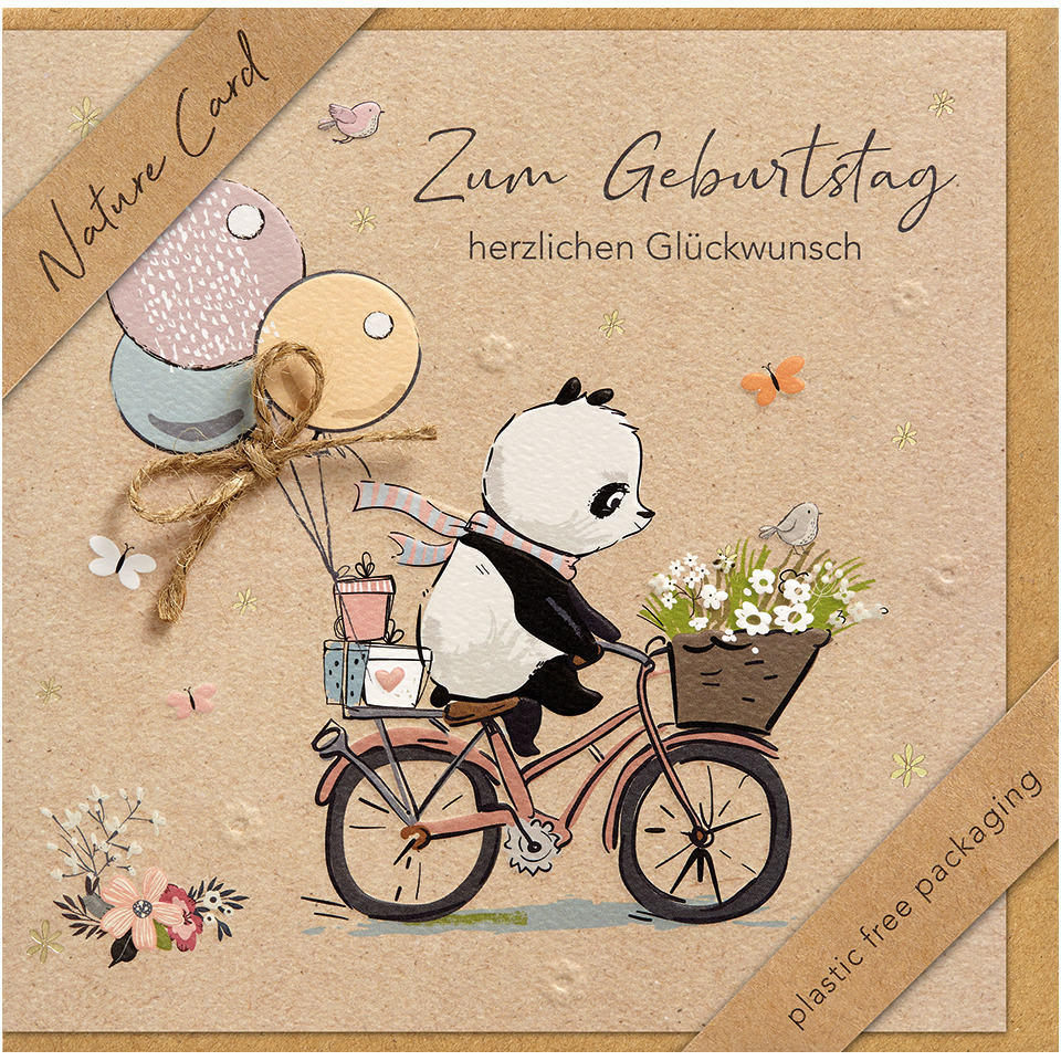 Geburtstagskarte Nature Card - inkl. Umschlag
