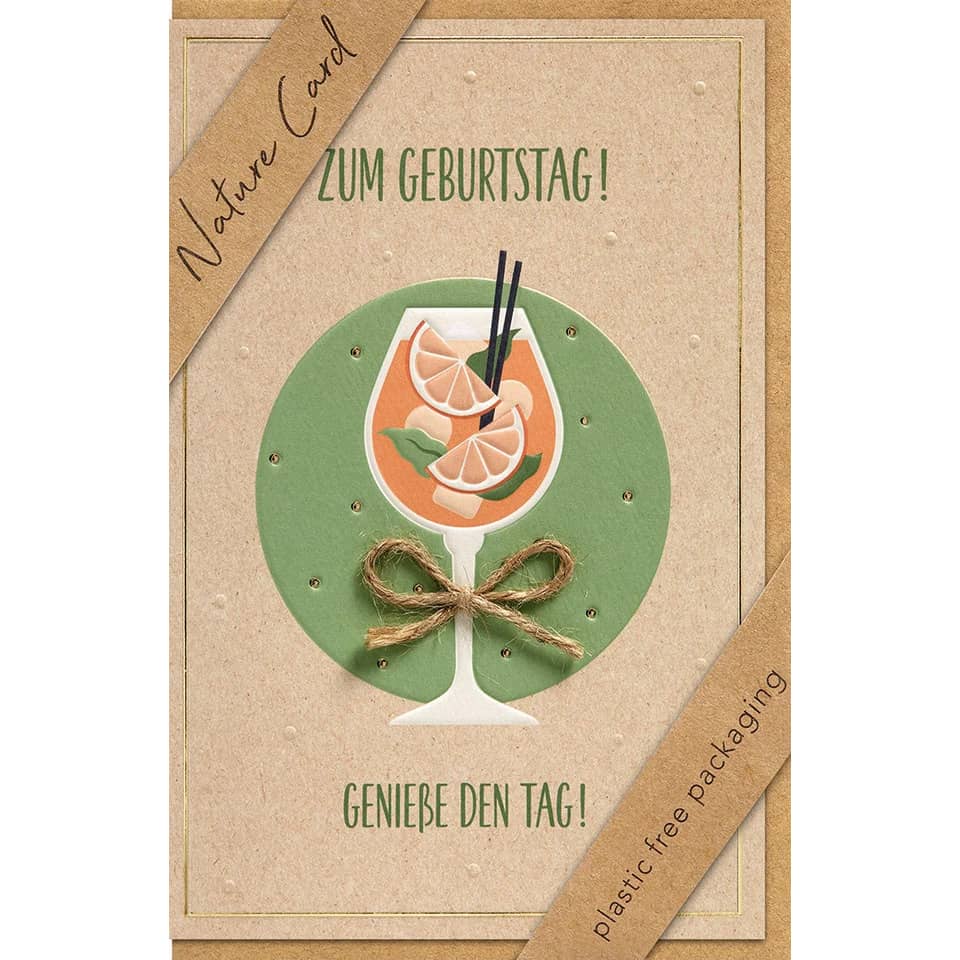 Geburtstagskarte Nature Card - inkl. Umschlag
