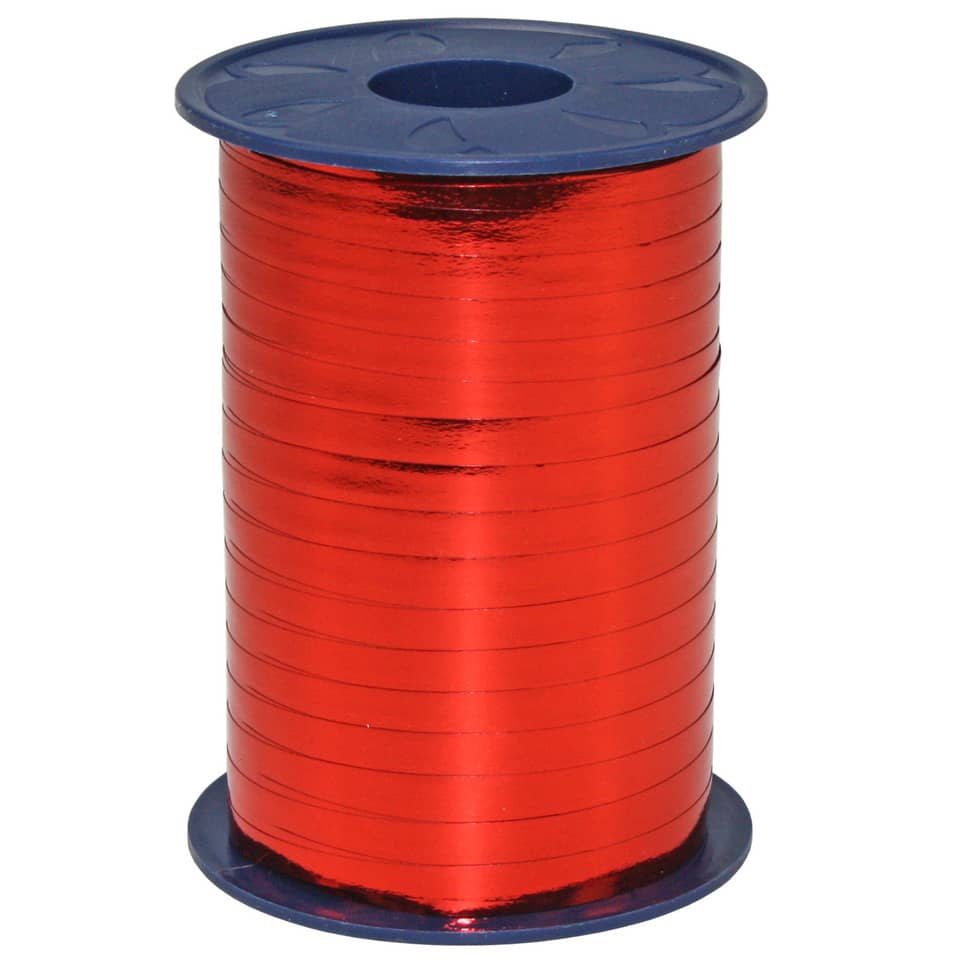 Ringelband - 5 mm x 400 m, metallic rot