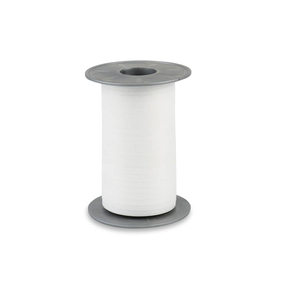 Ringelband Glitter, 10mmx100m, weiß