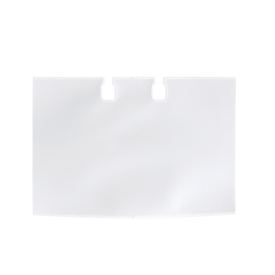 Visitenkarten-Ersatzhüllen VISIFIX® FLIP/DESK, PVC, für Karten 104 x 72 mm, transparent