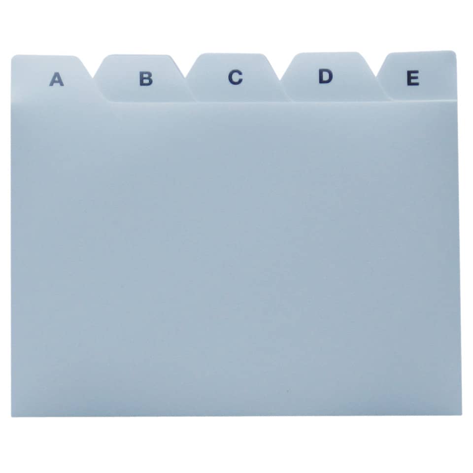 Leitregister PP - A7 quer, grau