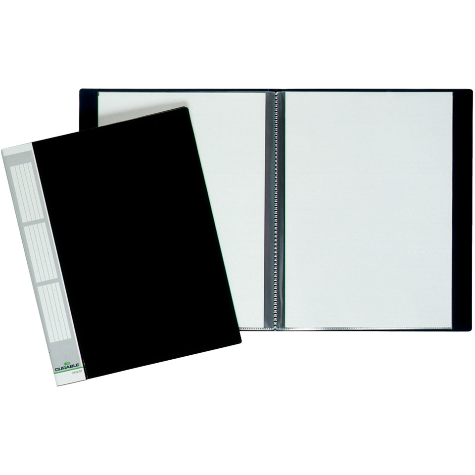 Sichtbuch DURALOOK® - A4, 20 Hüllen, 17 mm, schwarz