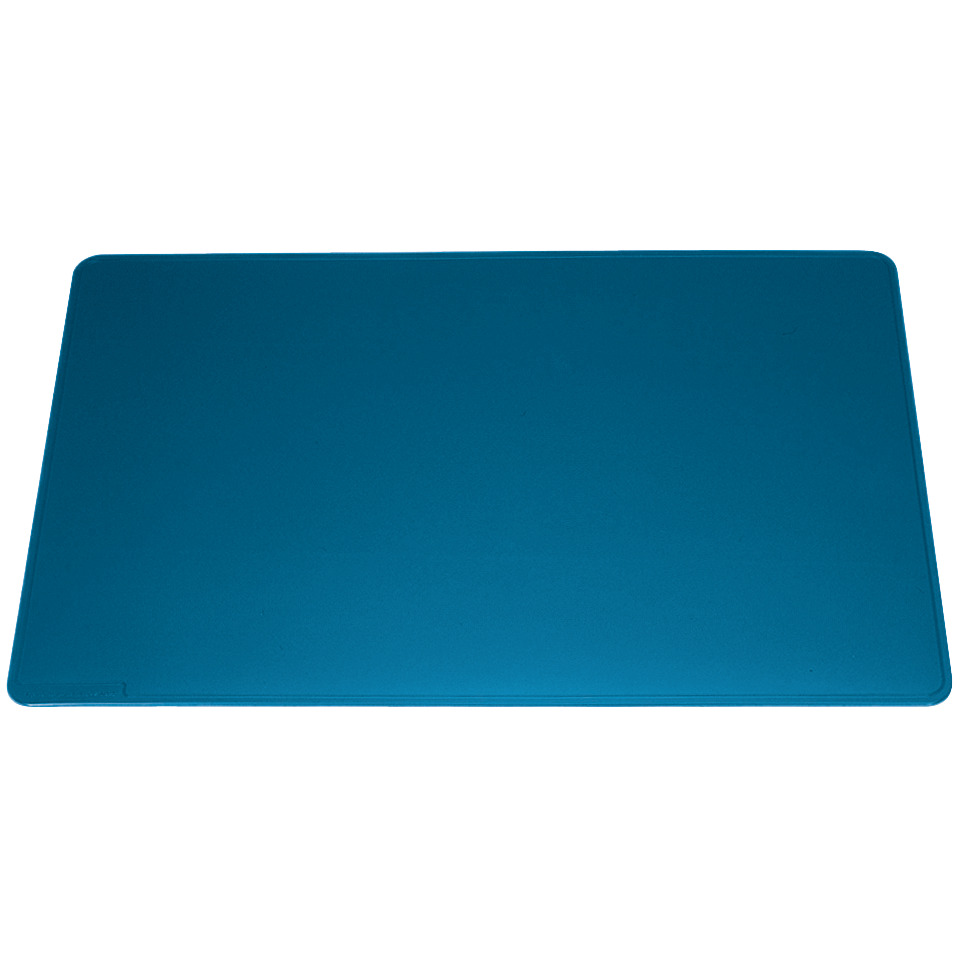 Schreibunterlage mit Dekorrille - PVC, 650 x 520 mm, 2 mm, dunkelblau