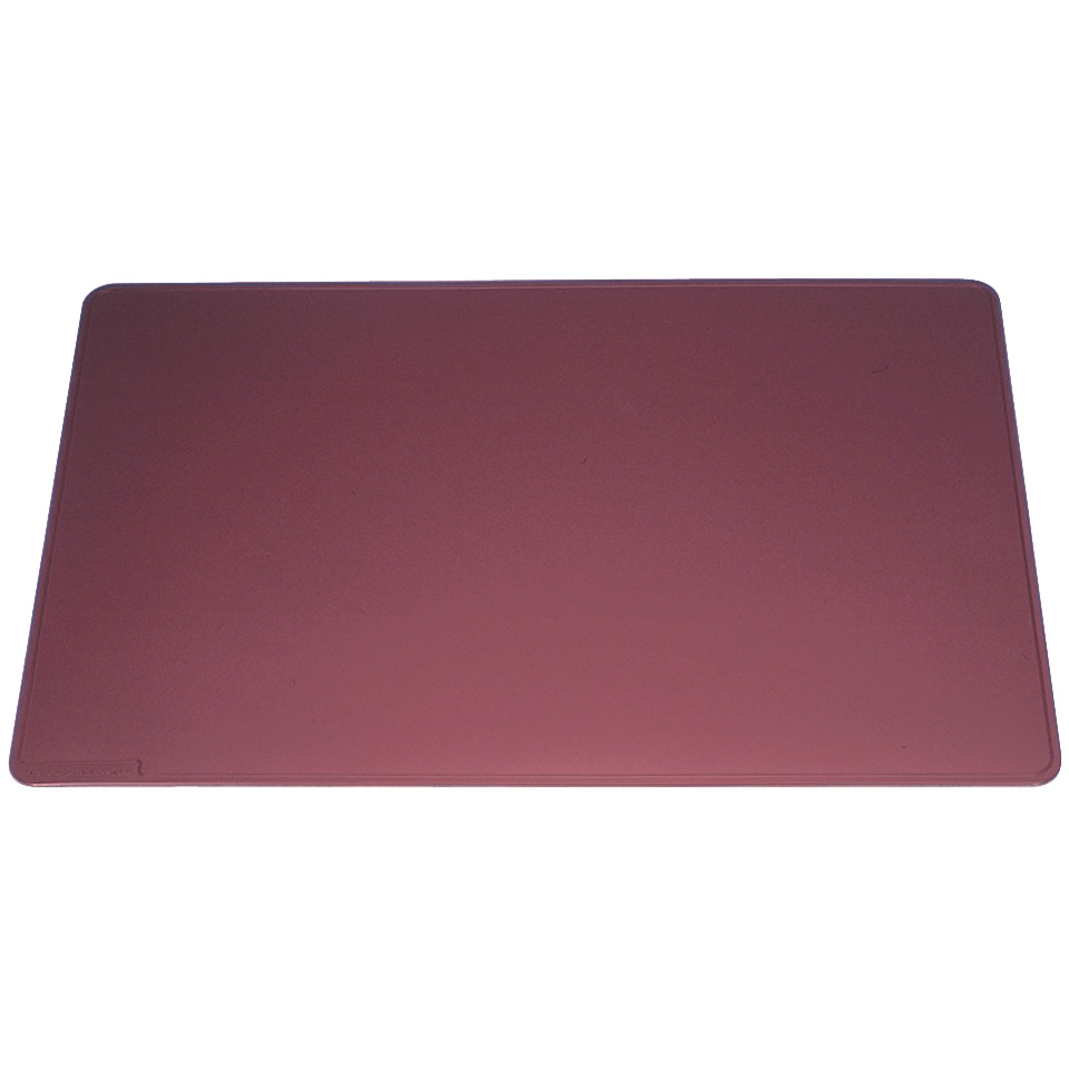 Schreibunterlage mit Dekorrille - PVC, 650 x 520 mm, 2 mm, rot