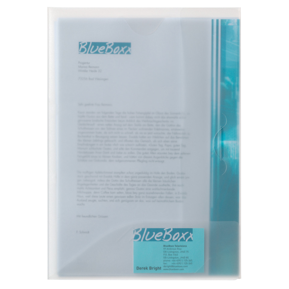 Angebotsmappe MULTIFILE - PP, A4, 225 x 335 mm, transparent