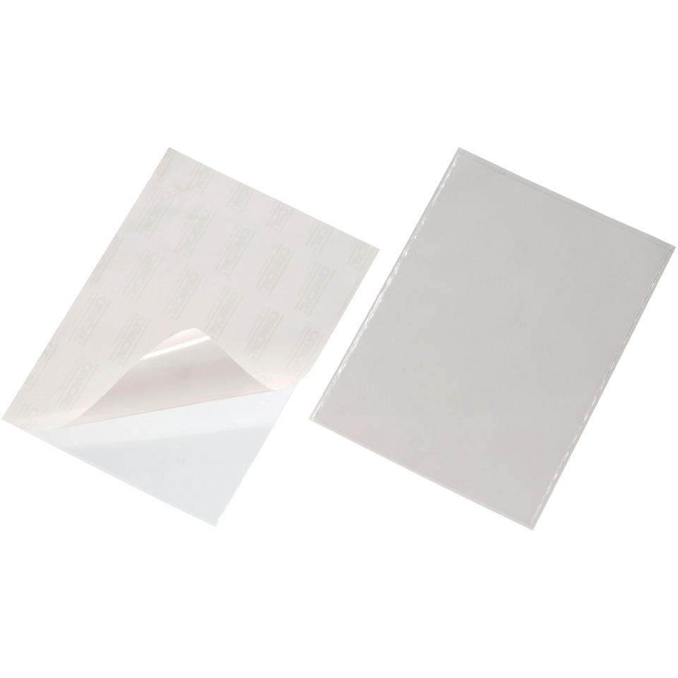 Selbstklebetasche POCKETFIX® - 210x297 mm, oben offen, transparent, 3 Stück