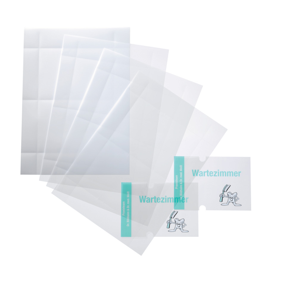EDV-beschriftbare Folie CRYSTAL SIGN refill, 148x148 mm